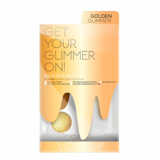 Pedi In A Box Deluxe 5 Step Pedicure Golden Glimmer