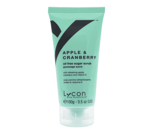 Lycon æble og tranebær sukker scrub 100 ml