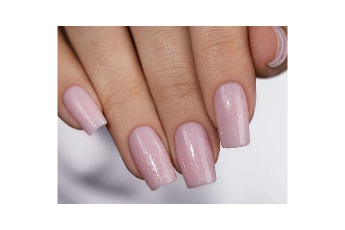 Rubber Mega Base Shimmer Pink