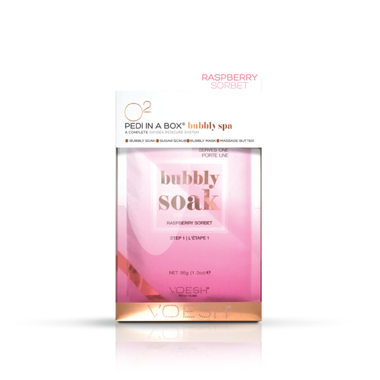 PEDI IN A BOX 02 Buble spa, – Raspbeery sorbet