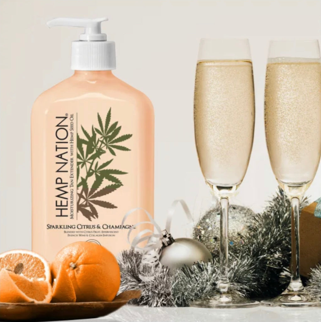 Hemp Nation Sparkling Citrus & Champagne Bodylotion, 535 ml.