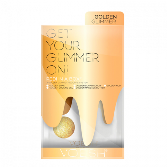 Pedi In A Box Deluxe 5 Step Pedicure Golden Glimmer