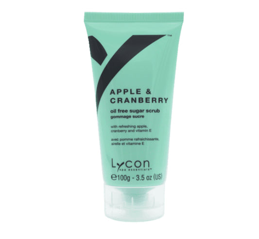 Lycon æble og tranebær sukker scrub 100 ml