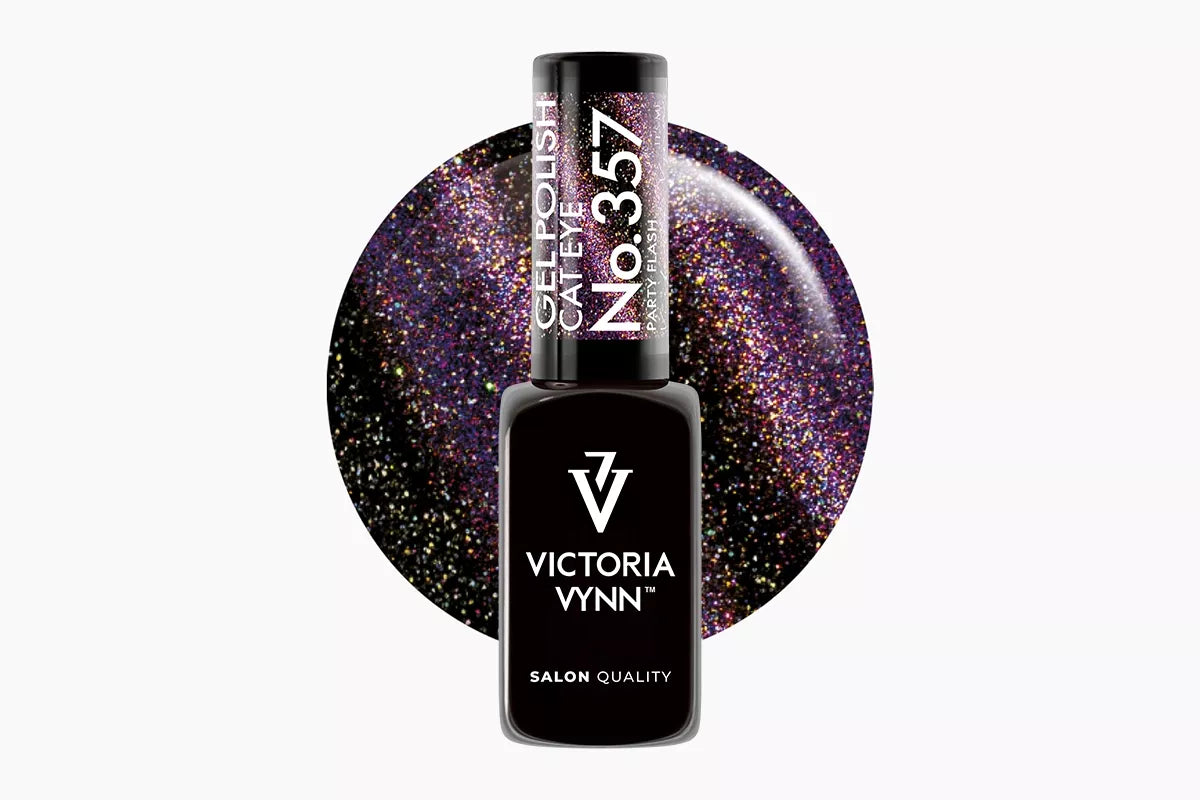 357 Cat Eye Party Flash Glitter Gel Polish 8 ml
