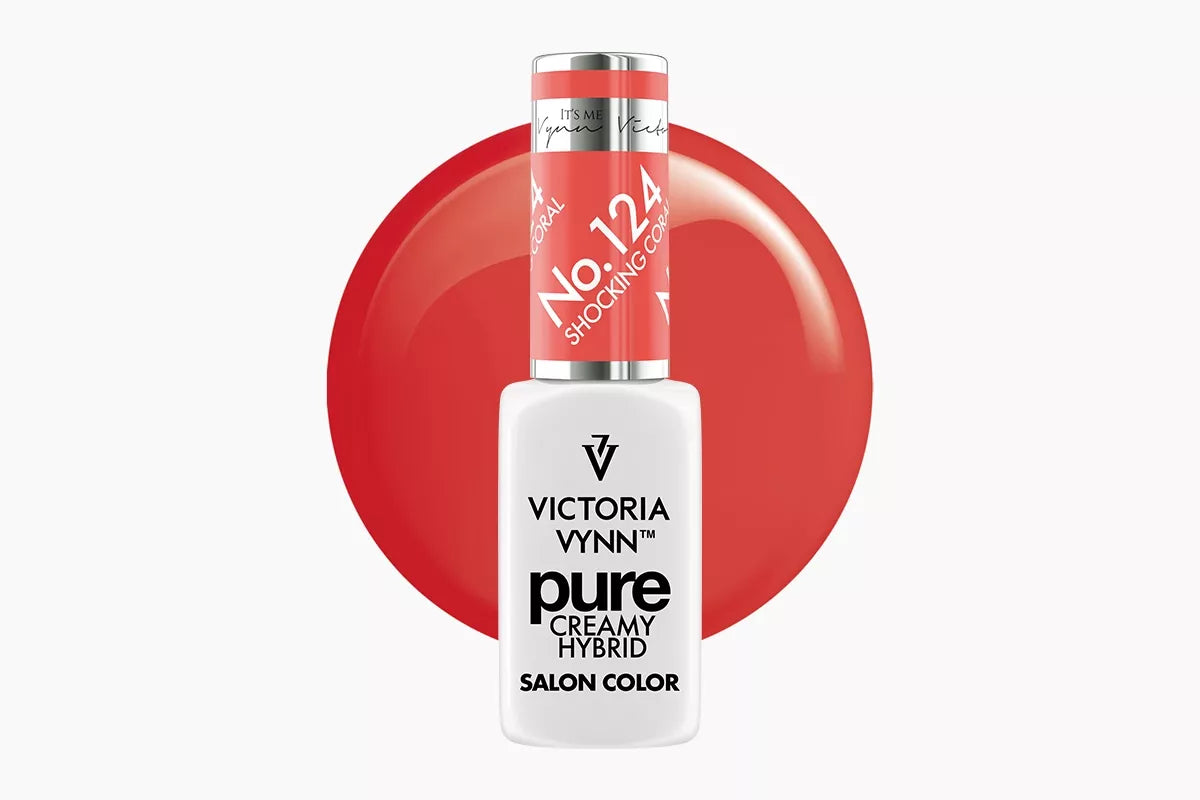 124 Shocking Coral Pure Creamy Hybrid 8 ml