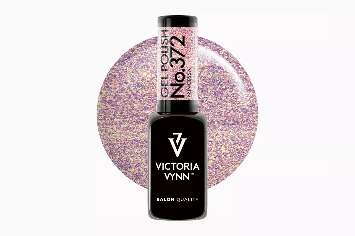 372 Princessa Glitter Gel Polish 8 ml