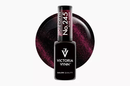 245 Cat Eye Rose Jasper Glitter Gel Polish 8 ml