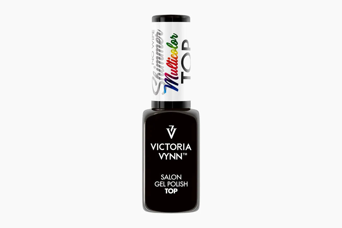 Glitter Multicolor No Wipe Shiny Top Coat 8 ml