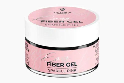 Sparkle Pink Glimmer Fiber Gel