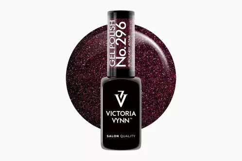296 Burgundy Altair Glimmer Gel Polish 8 ml
