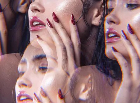 296 Burgundy Altair Glimmer Gel Polish 8 ml