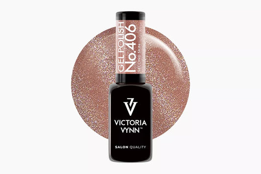 406 Second Skin Glimmer Cat Eye Gel Polish 8 ml