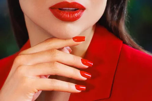 Gel polish Pack Ladies Love Red + Gel Polish Top Matte 8 ml + Gel Polish Top Oh! My Gloss 8 ml