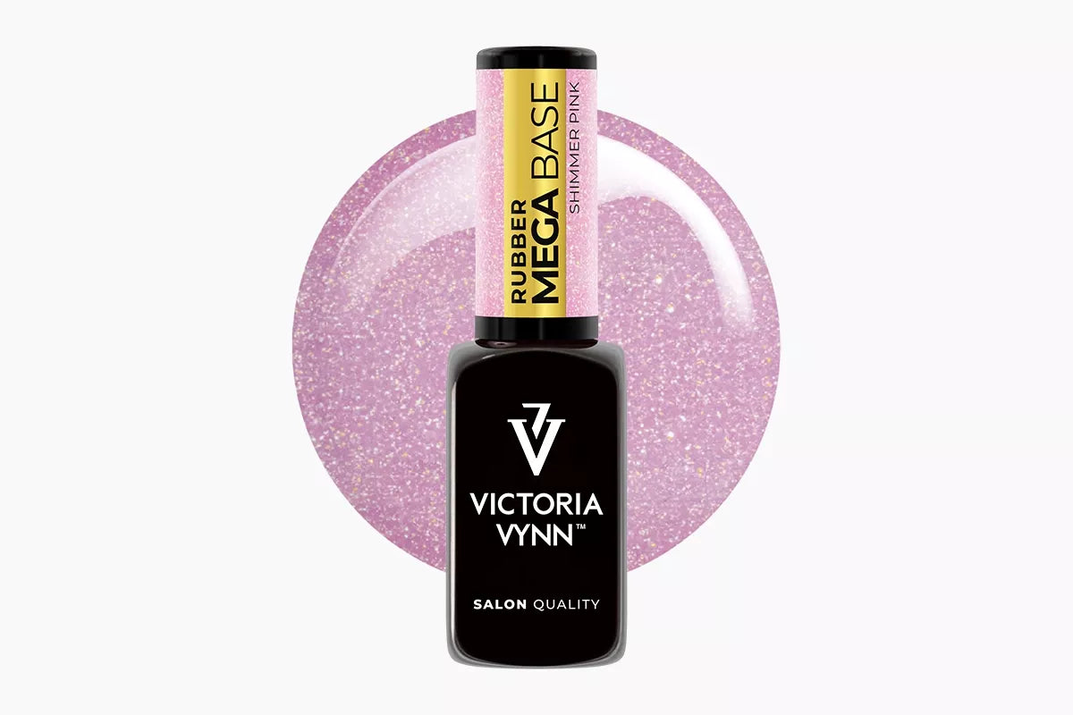 Rubber Mega Base Shimmer Pink