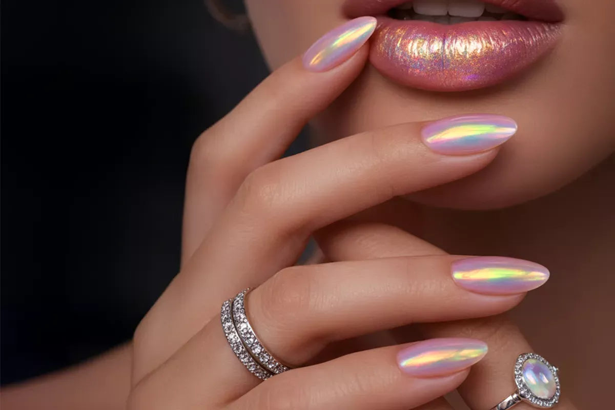 Nail Art Chrome Dust Aurora