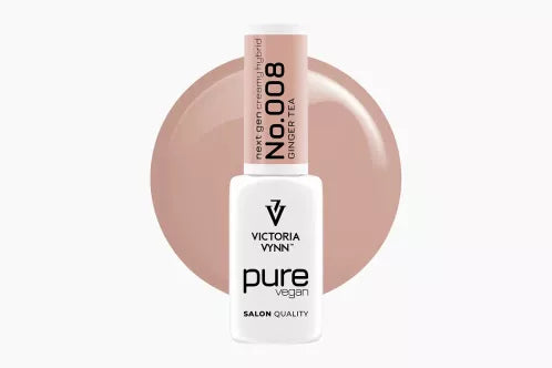 008 Ginger Tea Pure Vegan Creamy Hybrid 8 ml