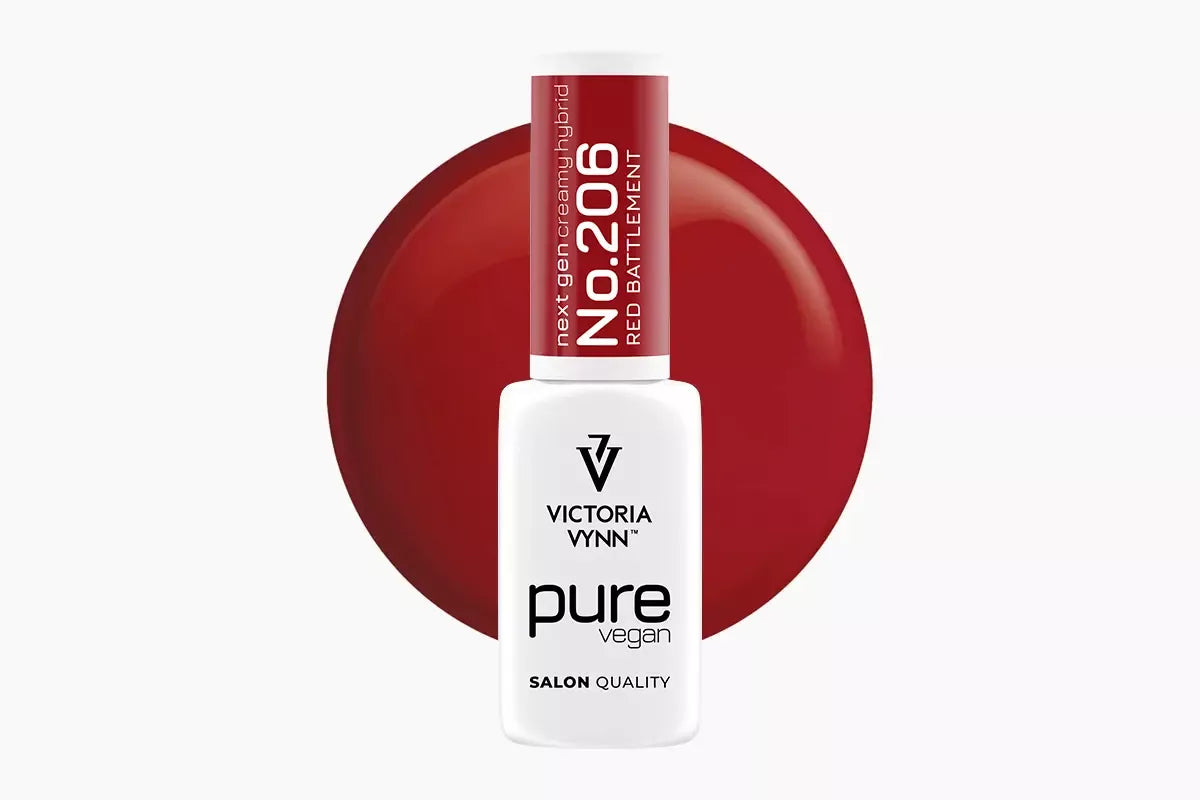 206 Red Battlement Pure Vegan Creamy Hybrid 8ml
