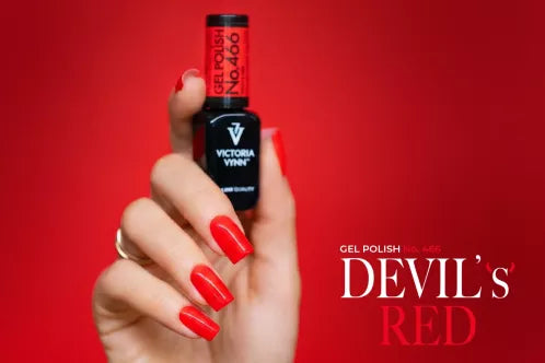 466 Devil's Red Gel Polish 8 ml